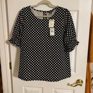 Polka dot blouse - Marshalls/Adrianna Papell - L